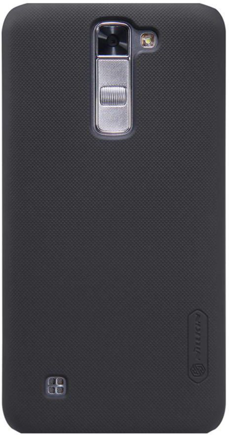 Polycarbonate Super Frosted Shield Case Cover With Screen Protector For LG Tribute 5 Black