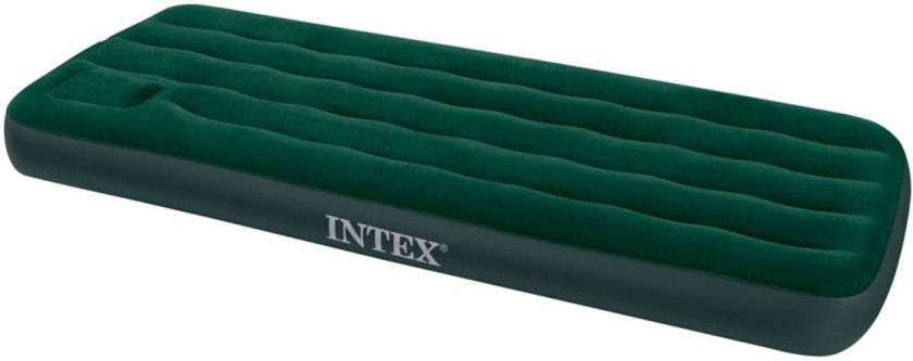 Intex 66950 Inflatable Downy Air Mattress - Green, Twin Size