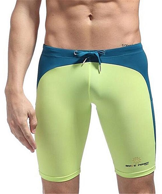 Fashion Brand Quality Men Sport GYM Tight Shorts Compression Comfort Man Bermudas Boardshorts Board Surf Beach Wear Running Clothing (Green)
