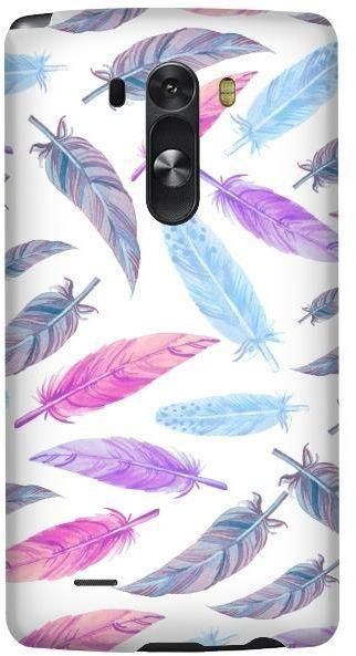 Stylizedd LG G3 Premium Slim Snap case cover Gloss Finish - Feather Colors