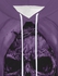 Gothic 3D Ripped Skull Print Pocket Drawstring Halloween Fleece Lining Pullover Hoodie For Men - 2xl