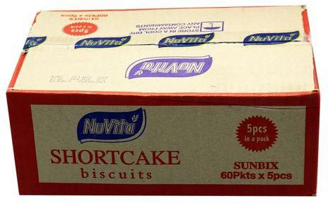 Nuvita Short Cake Biscuits - 60g (Pack Of 60)