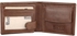 U+N - Hand Crafted Fine Texture Genuine Leather Wallet for Men -  UN116, Tan