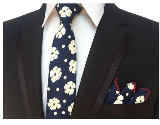 Liplasting Men Floral Dots Tie Cotton Narrow And Skinny Casual Ties For Men Wedding Party Flower Skinny Ties Jacquard Necktie