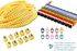 Cable Marker Numbering 0-9 Yellow 200Pcs / Colourful 100Pcs