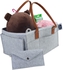 Little Story - Diaper Caddy + Travel Pouch Medium - Grey- Babystore.ae