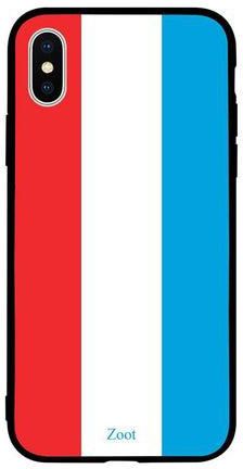 Protective Case Cover For Apple iPhone XS Luxembourg Flag