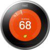 Nest Learning Thermostat 3rd Generation Stainless Steel Silver