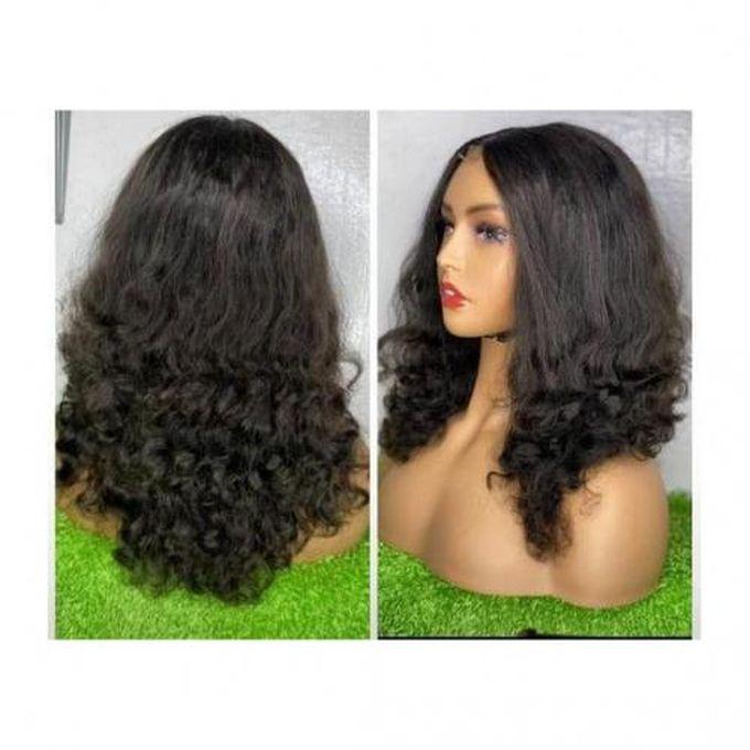 Bouncy Curl Hair Wig With Closure