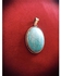 Handmade Fayrouz Stone Pendant & Necklace Gold Plated & Copper Copper