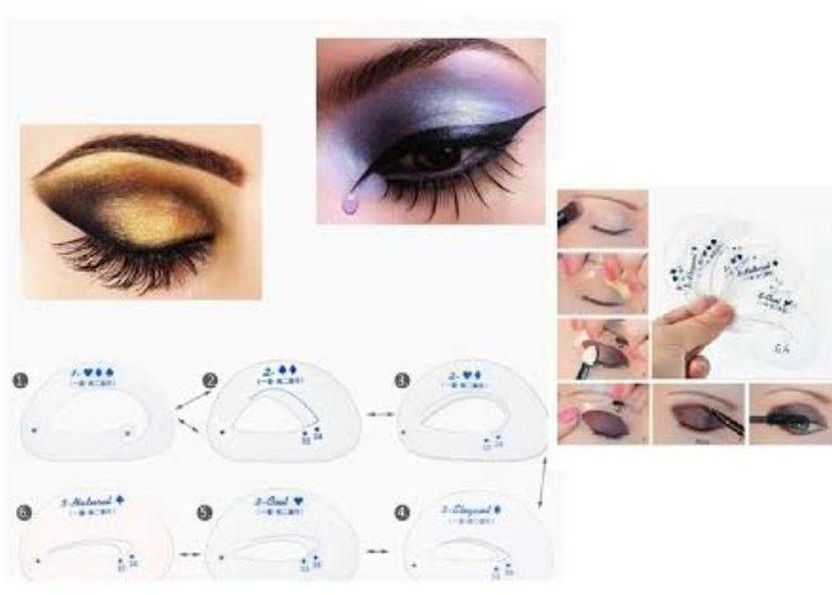 Stamp Eyeshadow And Eyeliner Silicon 5pcs