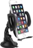 Aukey Windshield Car Mount Holder Cradle for iPhone, Samsung, Smartphones, Compact Size GPS, iPod - Black