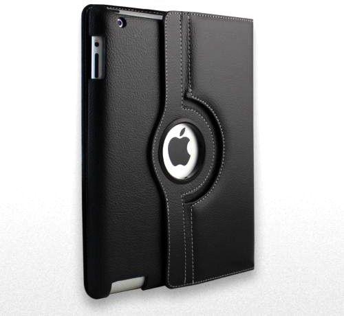 360 Rotating Case Cover for Apple iPad 2/ 3 (black)