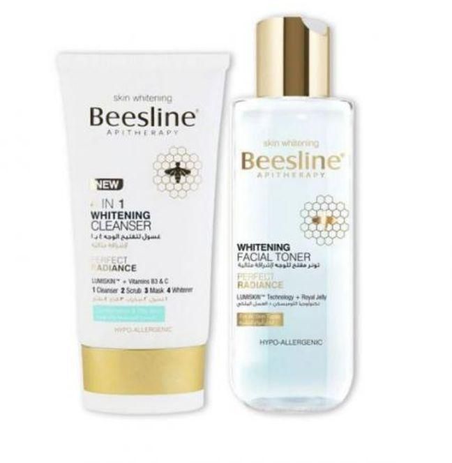 Beesline 4in1 Whitening Cleanse 150ML + Whitening Facial Toner 200 ML.