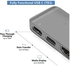 Purgo Mini USB C Hub Adapter Dongle for MacBook Air 2023-2018 and MacBook Pro 13 M2 2022-2016, MacBook Air USB Adapter with 4K HDMI, 100W PD, 40Gbps TB3 5K@60Hz, USB-C and 2 USB 3.0