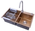 Double Bowl Stainless Steel Kitchen Sink- Gold