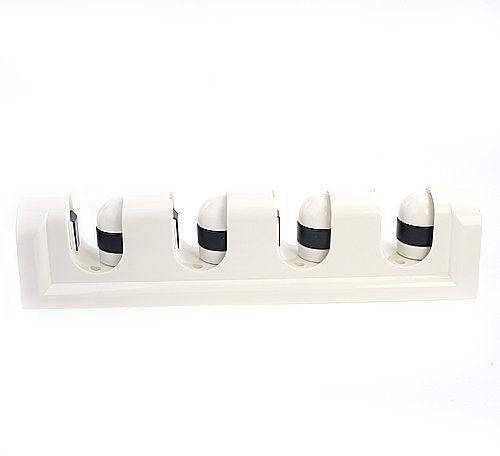 Magic holder regulator and Toiletries, 4 slots, color white