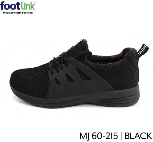 Footlinkonline D215 Model MJ 60-215 Men Sneakers - 8 Sizes (Black)