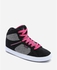 Activ High Low Sneakers - Black & Fuchsia