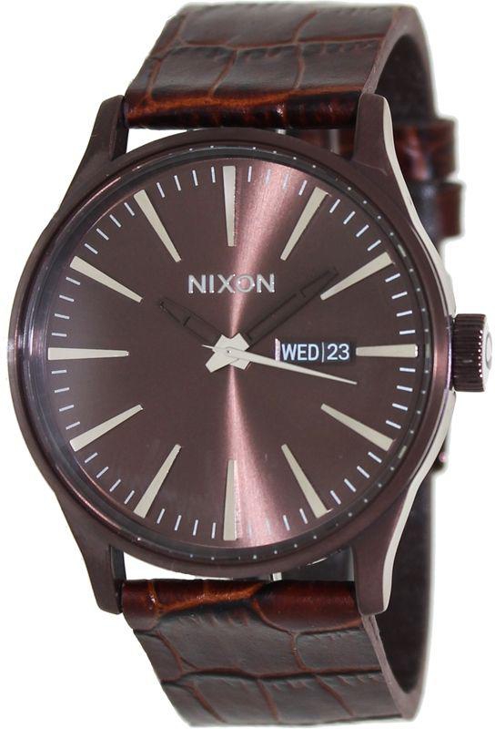 ساعة نيكسون رجالي Nixon Men's Sentry Leather A105471