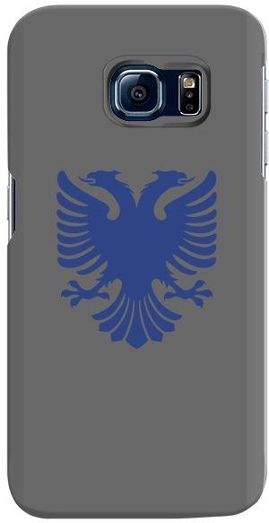 Stylizedd  Samsung Galaxy S6 Edge Premium Slim Snap case cover Gloss Finish - Albanian Eagle  S6E-S-318
