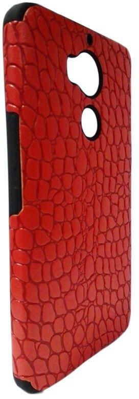 Back Cover For INFINIX Zero 4 Plus (X602) - Red With Leather Finish