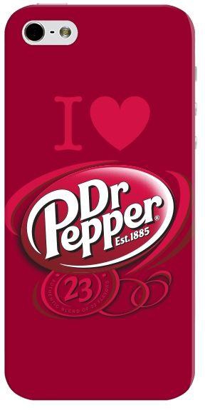 Stylizedd Premium Slim Snap Case Cover Matte Finish for Apple iPhone SE / 5 / 5S - I love Dr Pepper