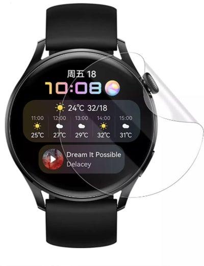 2 pieces of hydrogel screen protector for the Galaxy Watch GEAR S4