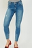 Distressed Skinny Push Up Jeans