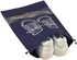Travel Shoe Bags, Window Bags With Rope (Navy Blue)