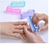 4Pcs Handle Grip Nail Brush For Toes And Finger Nails