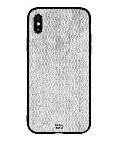 Skin Case Cover -for Apple iPhone X White Vintage Jeans Pattern White Vintage Jeans Pattern