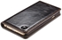 غطاء حافظة ايفون 6 اس مصنوع من الجلد الفاخر مع قفل مغناطيسي لون بني و محفظة داخلية
