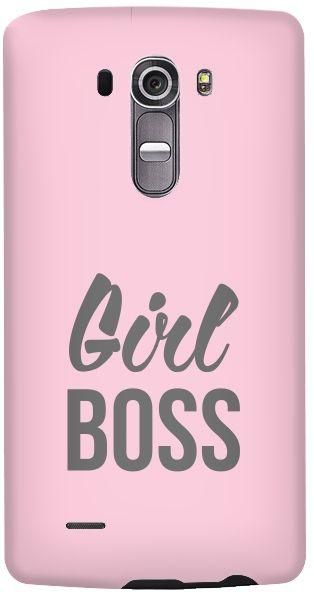 Stylizedd LG G4 Premium Slim Snap case cover Matte Finish - Girl Boss (Pink)