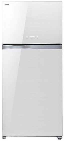 Toshiba GR-WG69UDZ-E(ZW) Refrigerator 2 Glass Door- White, 601L