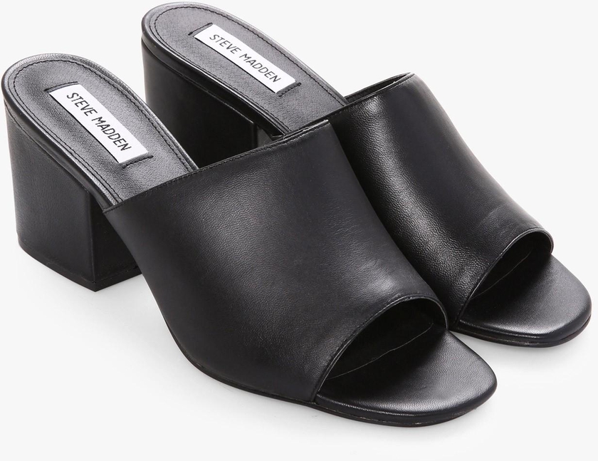 Black Dalis Slider Sandals