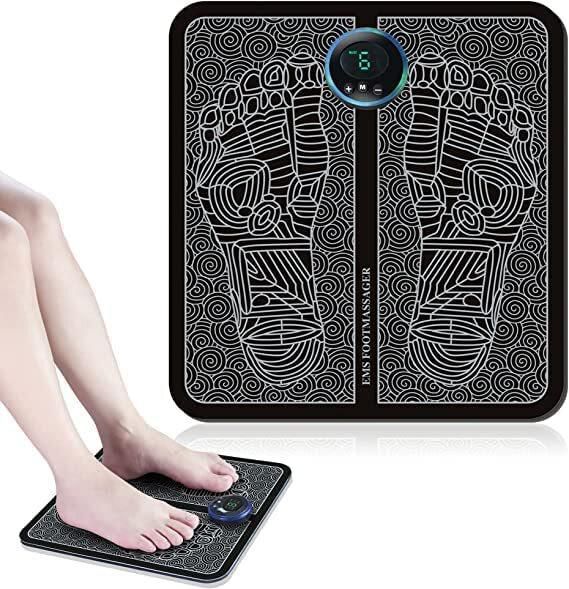 Generic Foot Massager Mat Pad Relax Feet For Home And Office Use Portable Electric Massage Pad Electric Deep Kneading Circulation Foot Booster For Feet And Legs