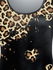 Plus Size Animal Leopard Printed Short Sleeves Tee - 5x | Us 30-32