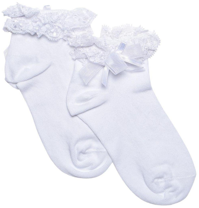 Venus Socks for Girls - 5 - 8 Years, White