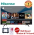 Hisense 32" Inch Frameless FHD SMART TV,Netflix,WIFI+TV GUARD+WALL BRACKET