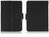 universal 7 inch leather case protector cover for tablet (black)