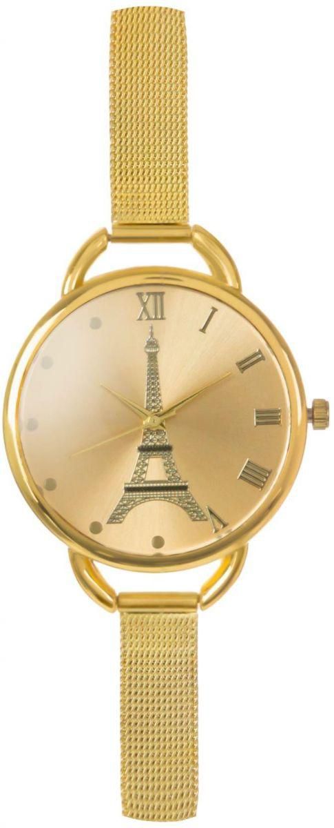 Stainless Steel Casual Analog Watch For Women - Gold