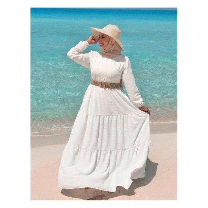 Dresse Casual Lady's Colo White