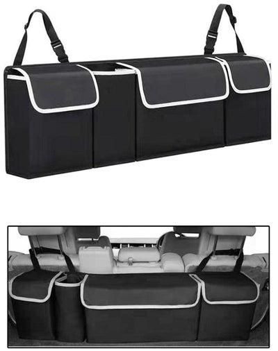 Multi-compartment Car Storage Bag Foldable Back Seat Box Bag