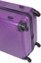 Senator Hard Case Cabin Luggage Trolley Suitcase for Unisex ABS Lightweight Travel Bag with 4 Spinner Wheels KH120 Purple