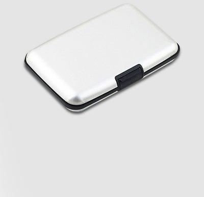 Aluminium Waterproof Card Holder Silver