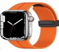 Silicone Sport Strap for Apple Watch Series 1 to 8 and SE, 42:49mm - Orange