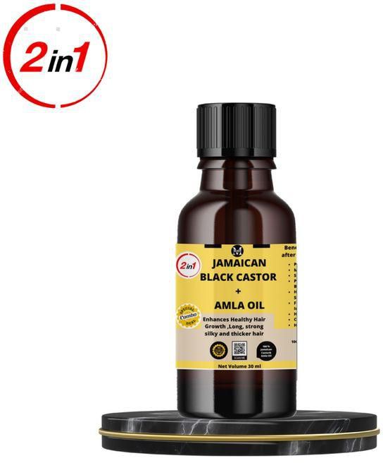 Mekis Jamaican Castor Oil And Amla Oil –30ml,Promotes Hair Growth,,Strengthen Hair,Prevent Hair Breakage