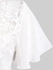 Plus Size Chiffon Butterfly Sleeve Lace Bolero Shrug Tops for Dress - 4x | Us 26-28