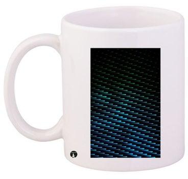 Printed Coffee Mug White/Black/Blue